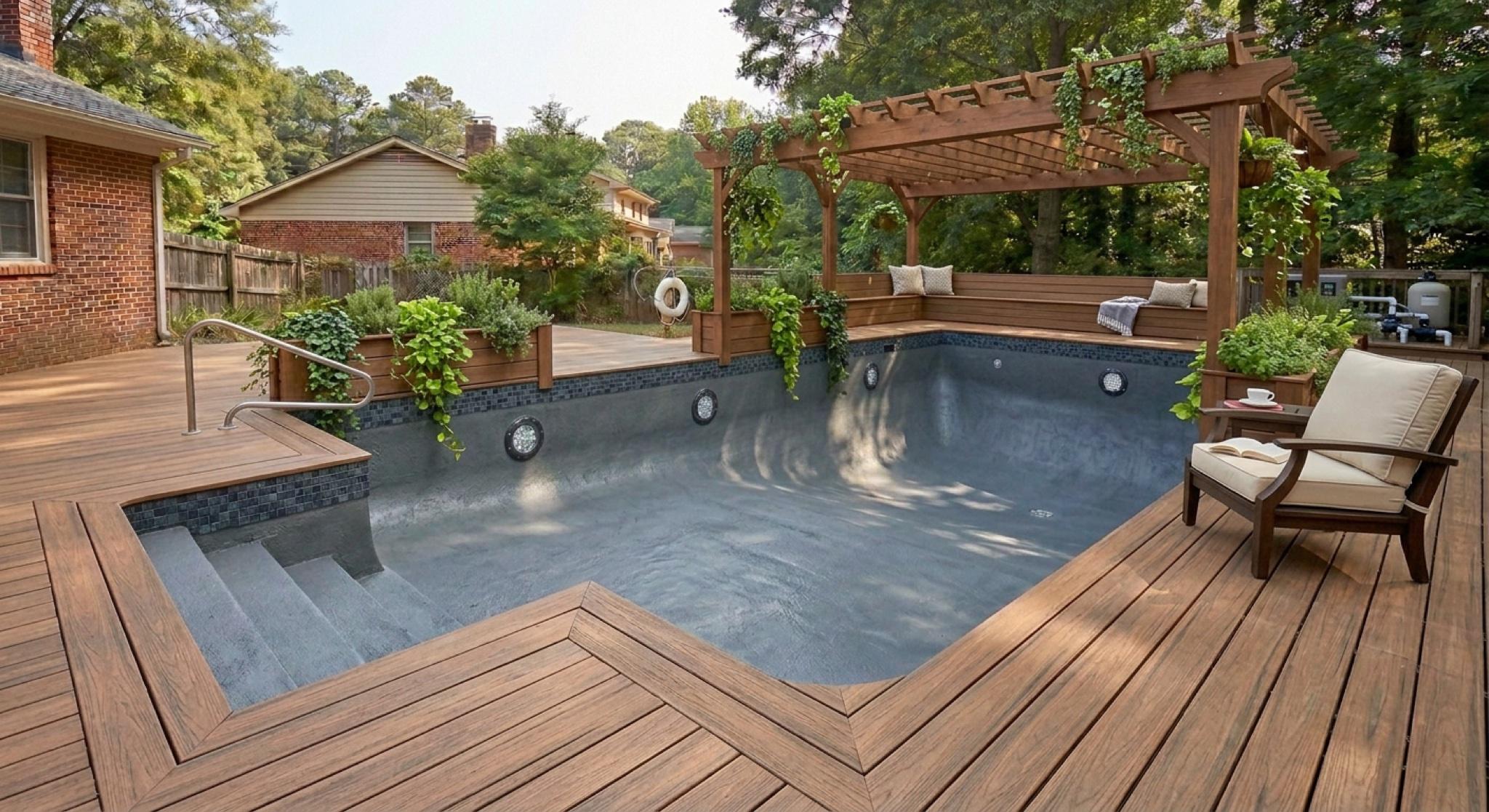 The Elm Street Pergola feature