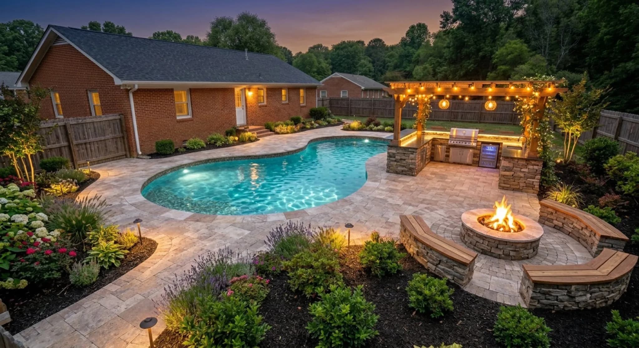 The Morrison Retreat — full backyard transformation