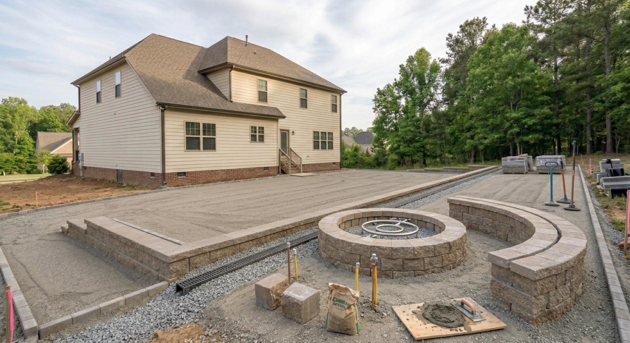 Fire Pit Construction