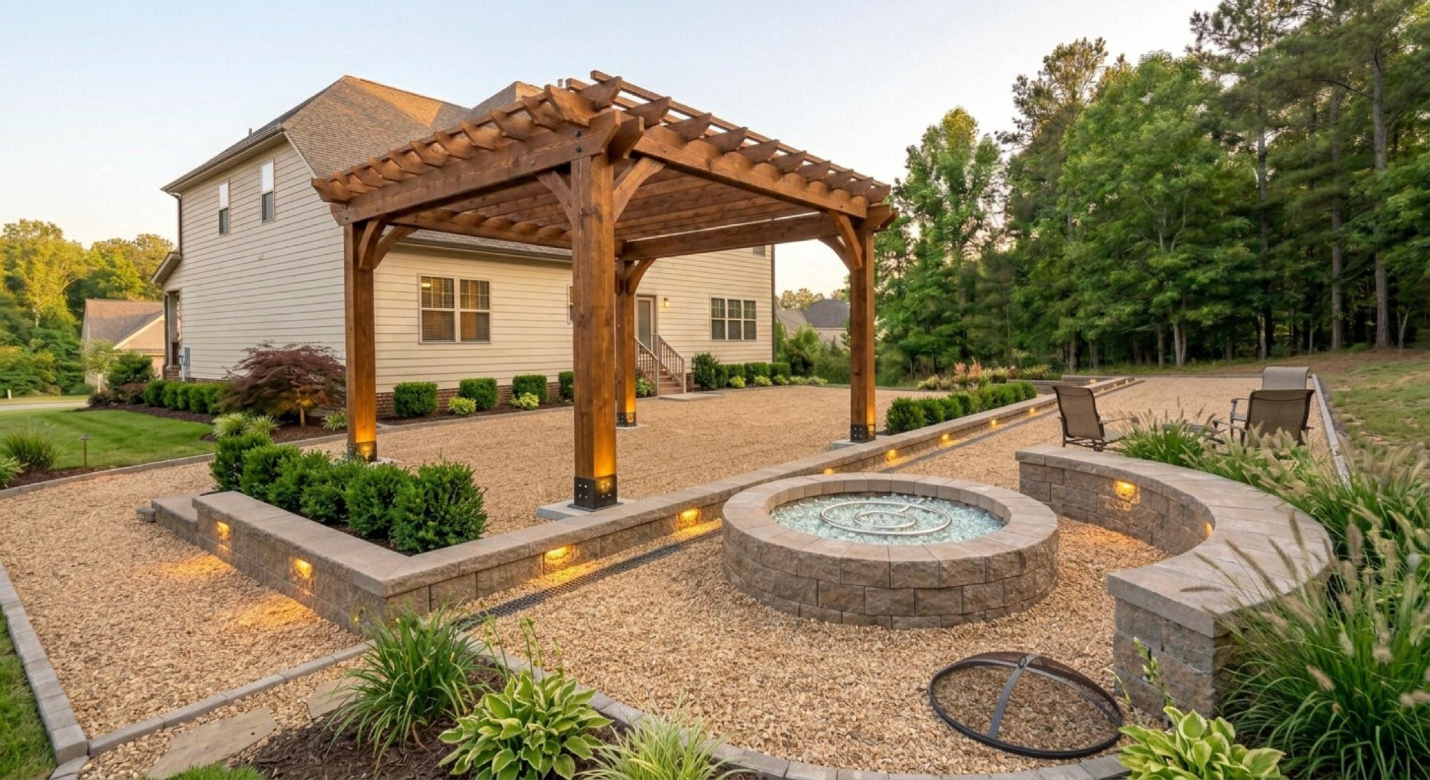 Paver Patio & Seating